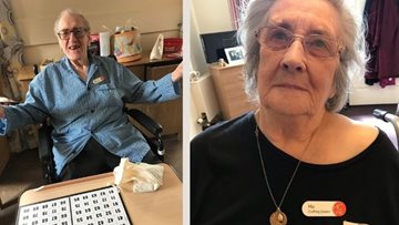 Pontefract care home Residents receive special badges